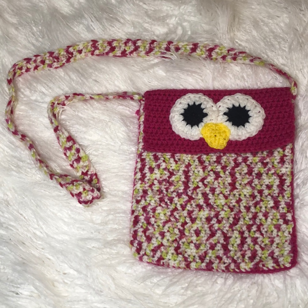 Beautiful Handmade Owl Purse